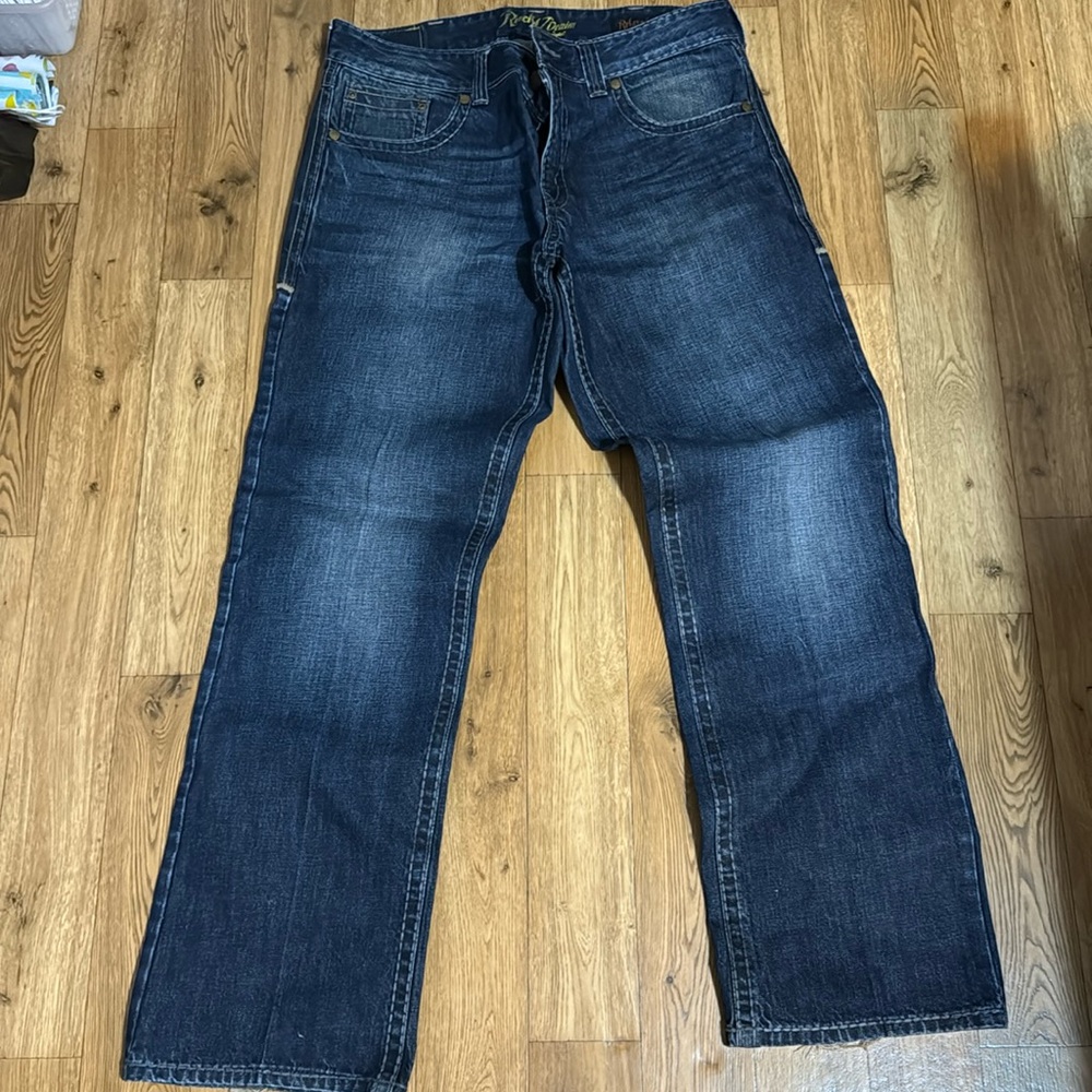 Rock 47 by wrangler men denim 36/34 relaxed